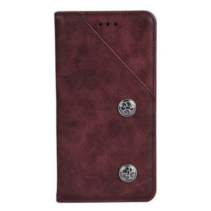 Retro Grain PU Leather Case