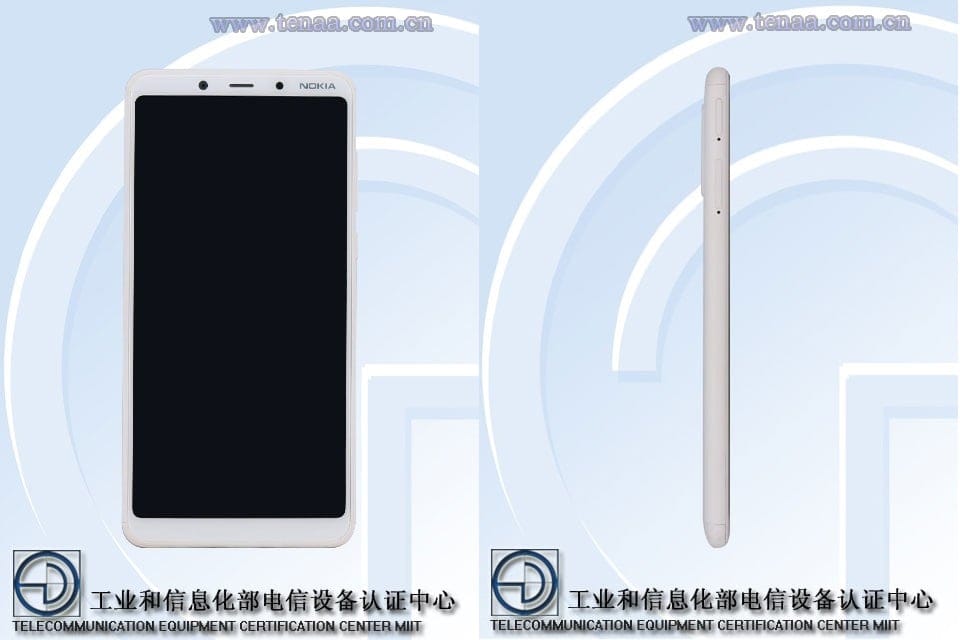 Nokia TA-1117 images leak out of TENAA