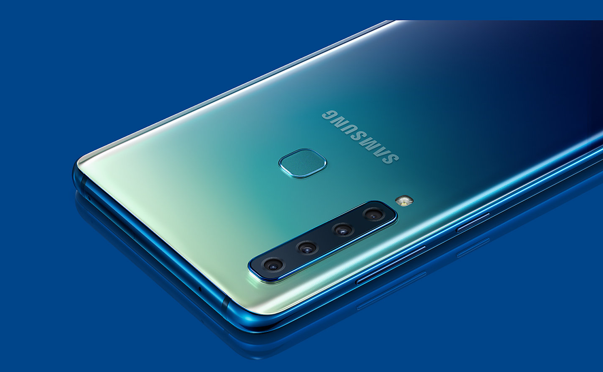 Samsung Galaxy A9 with four rear cameras