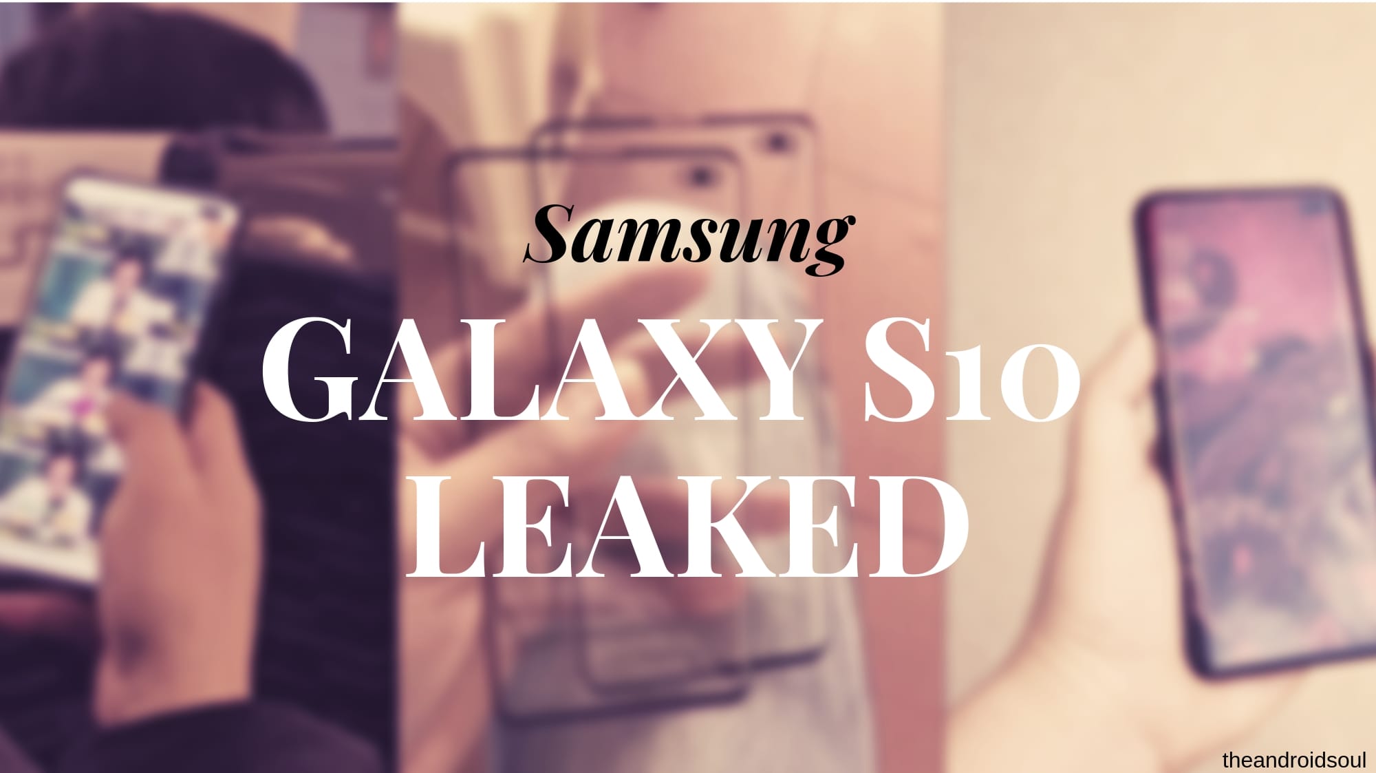 Samsung Galaxy S10 Plus photo leaks out in the wild