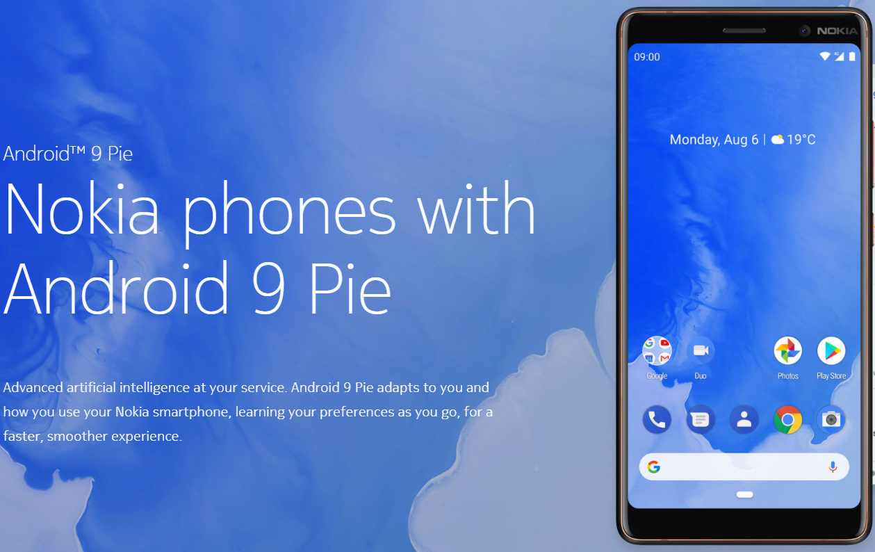 Official Android Pie roadmap announced for Nokia 6, Nokia 5, Nokia 3, Nokia 1, and more