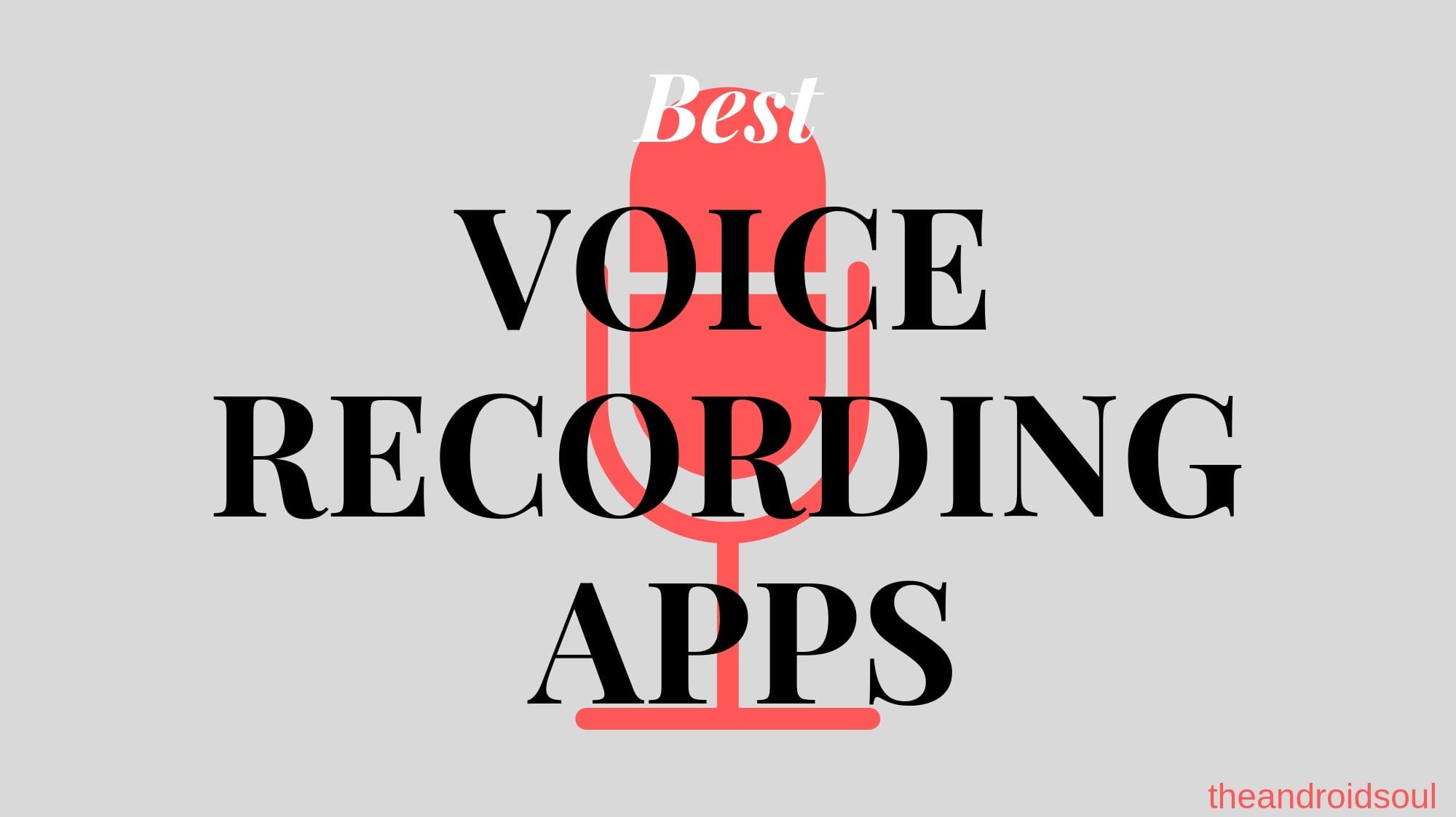 Best Voice Recording apps for Android