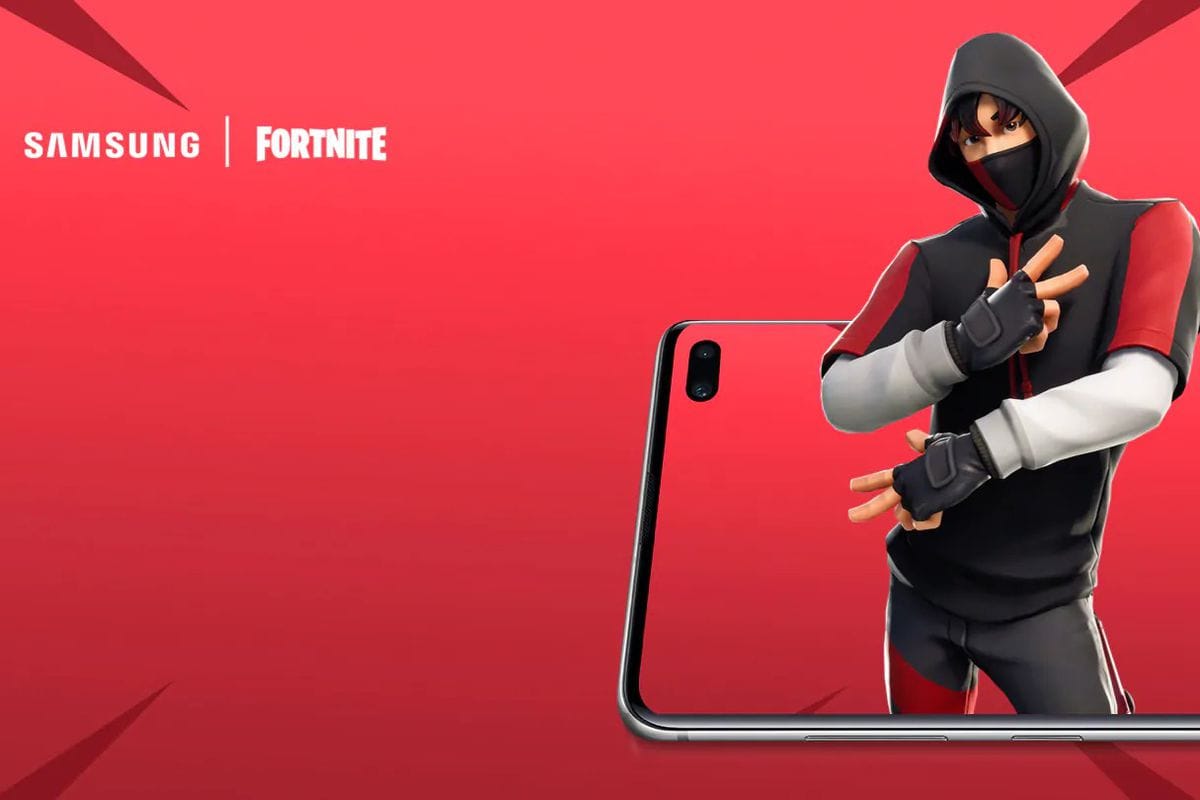 Galaxy S10 fortnite skin