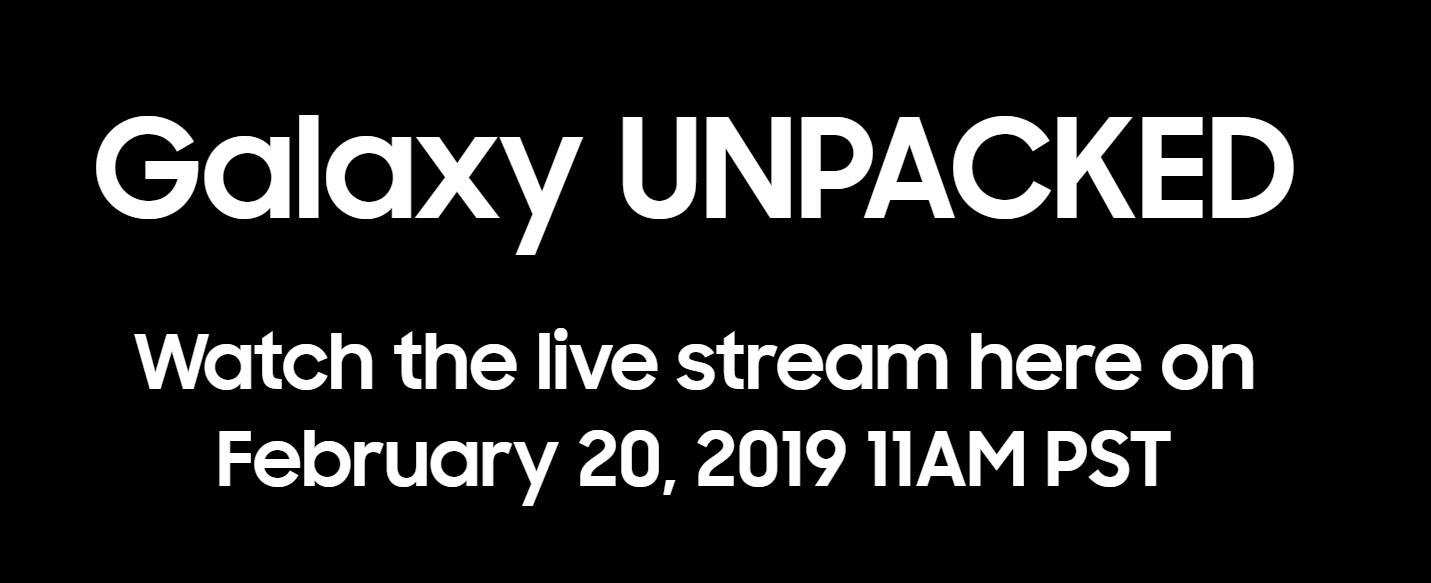 Galaxy Unpacked 2019