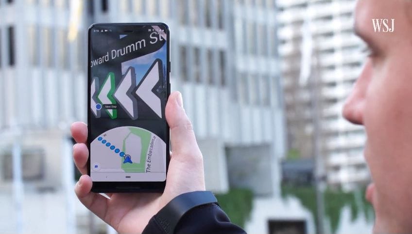 Google Map in Augmented Reality enters testing, could release for the public soon