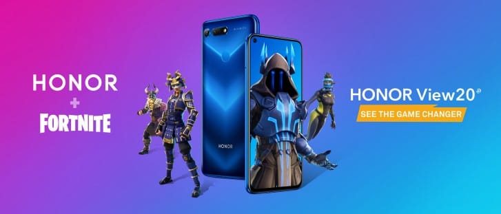 Huawei Honor View 20 Fortnite update