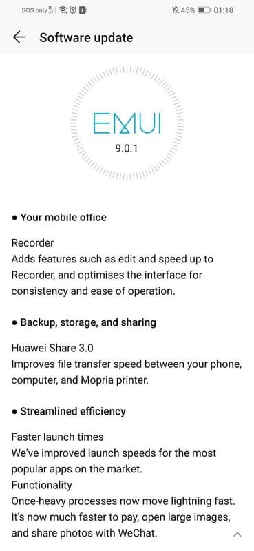 Honor 8X Pie update-2