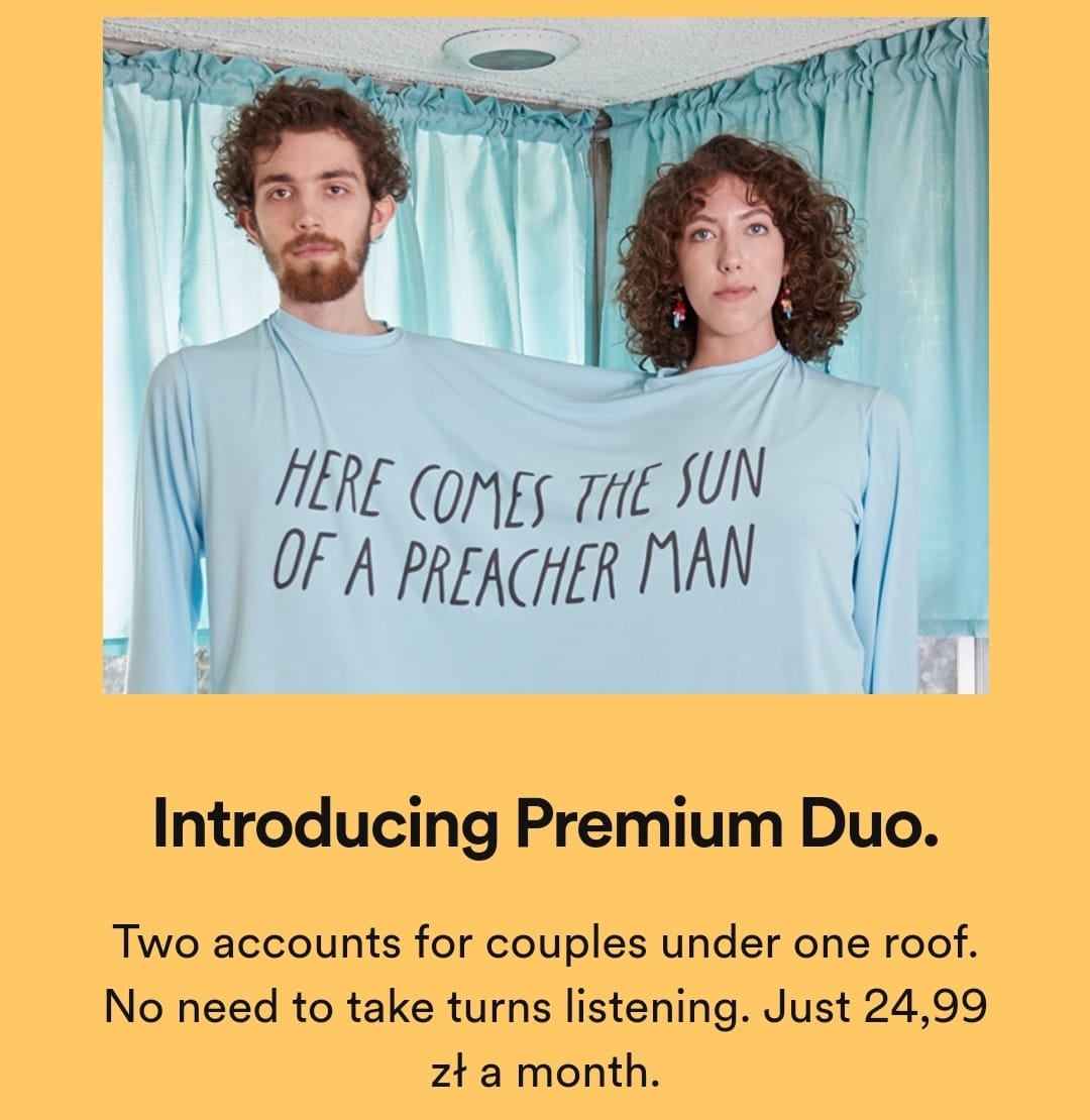 Spotify coming up with spicy new plans for couples