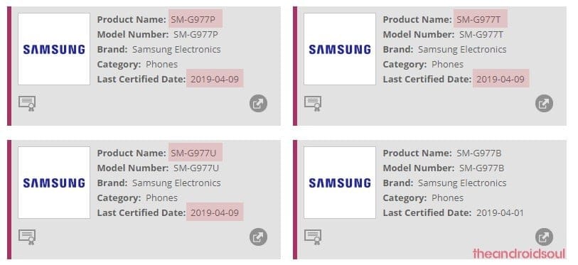 Multiple Galaxy S10 5G variants cleared to launch in the U.S.