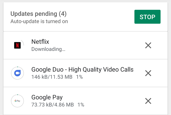 Google Play Store internal app sharing