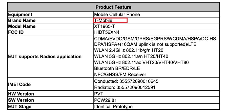 T-Mobile may soon carry the Motorola Moto G7 Plus in the U.S.