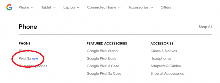 Guess what! The Pixel 3a shows up on Google Store along with Nest Hub Max