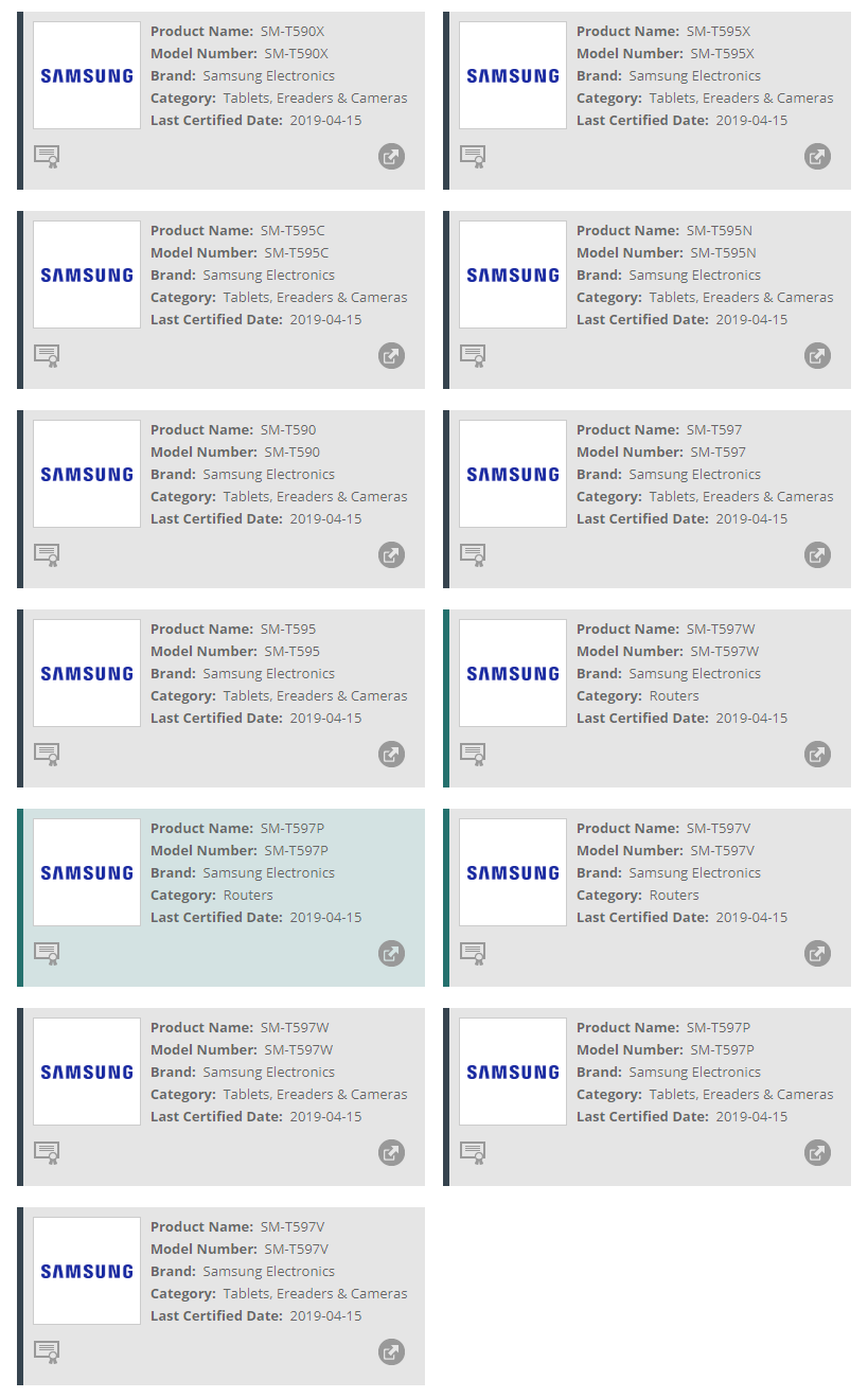 Samsung Galaxy Tab A 10.5 Pie update cleared