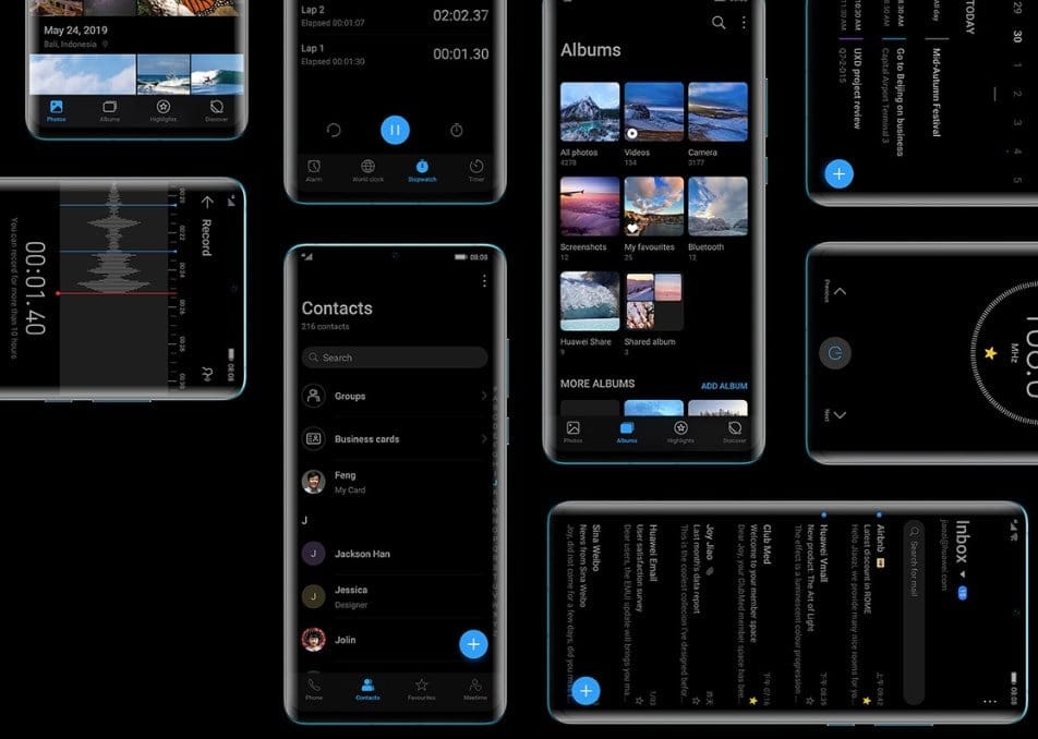 EMUI 10 dark mode