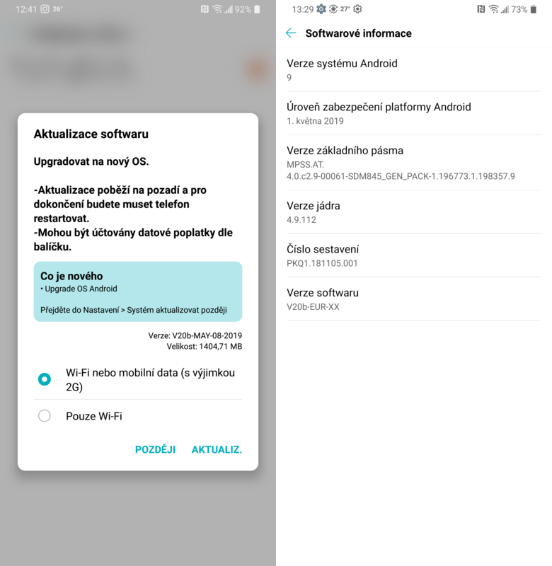 Verizon LG G7 gets Android Pie update; European variant too