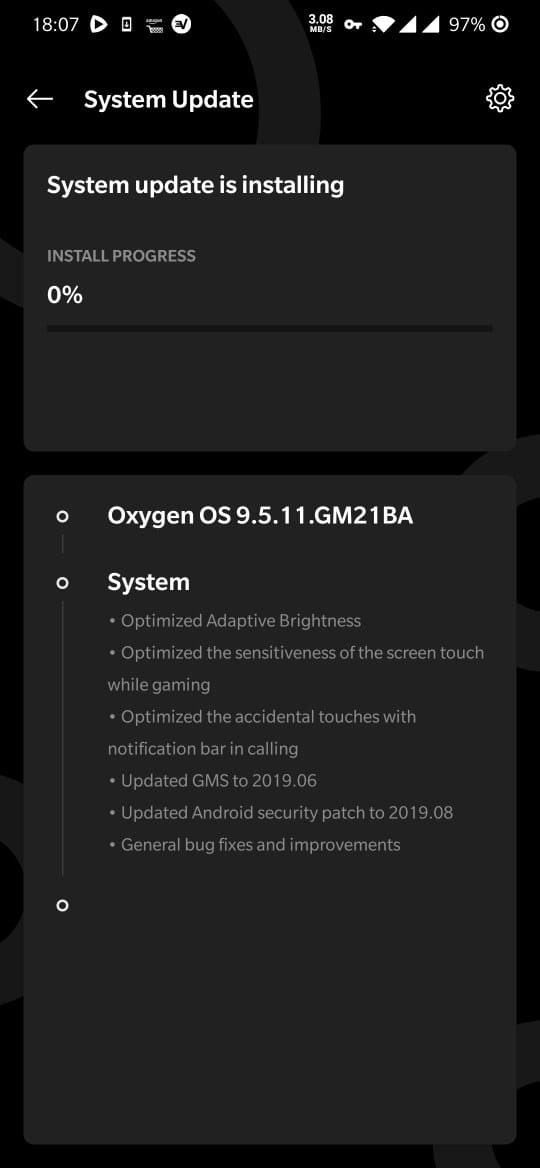 OnePlus 7 Pro august update