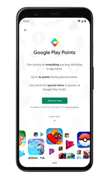 Join Google Play Points