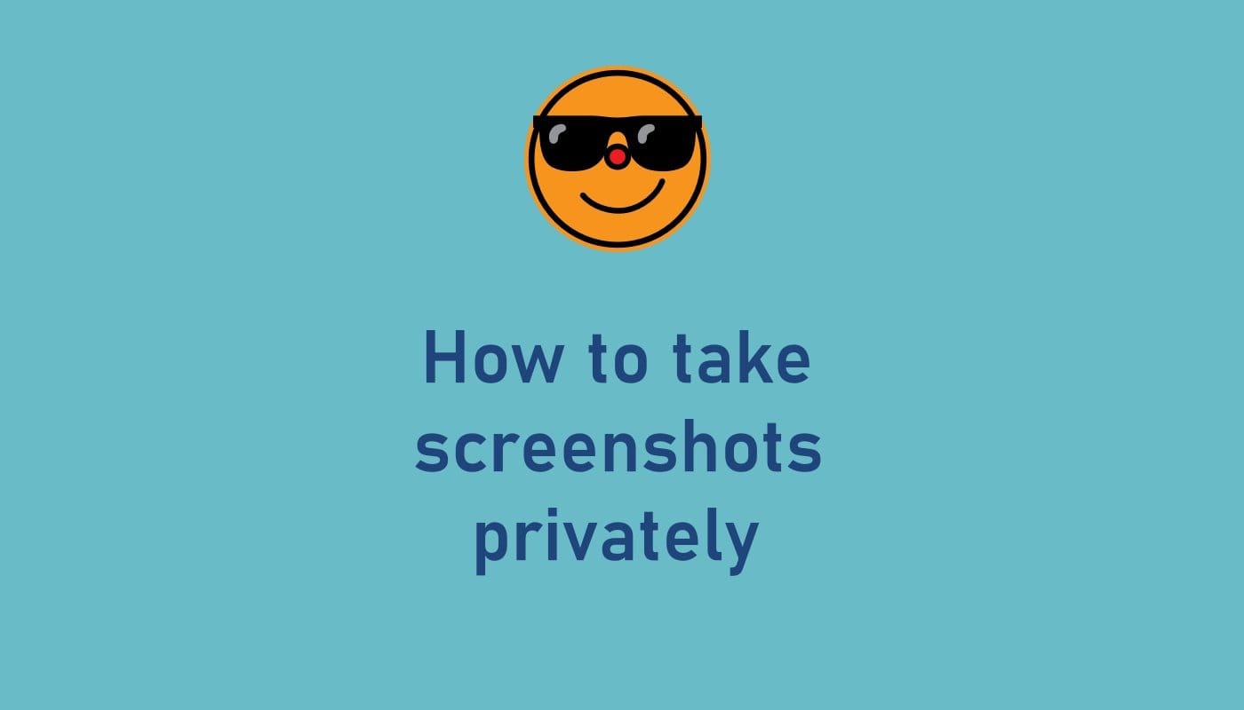 How to take a screenshot privately on chat without being detected