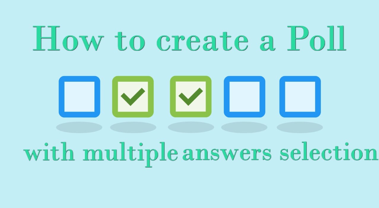 How to create a poll with multiple answers as option on Android