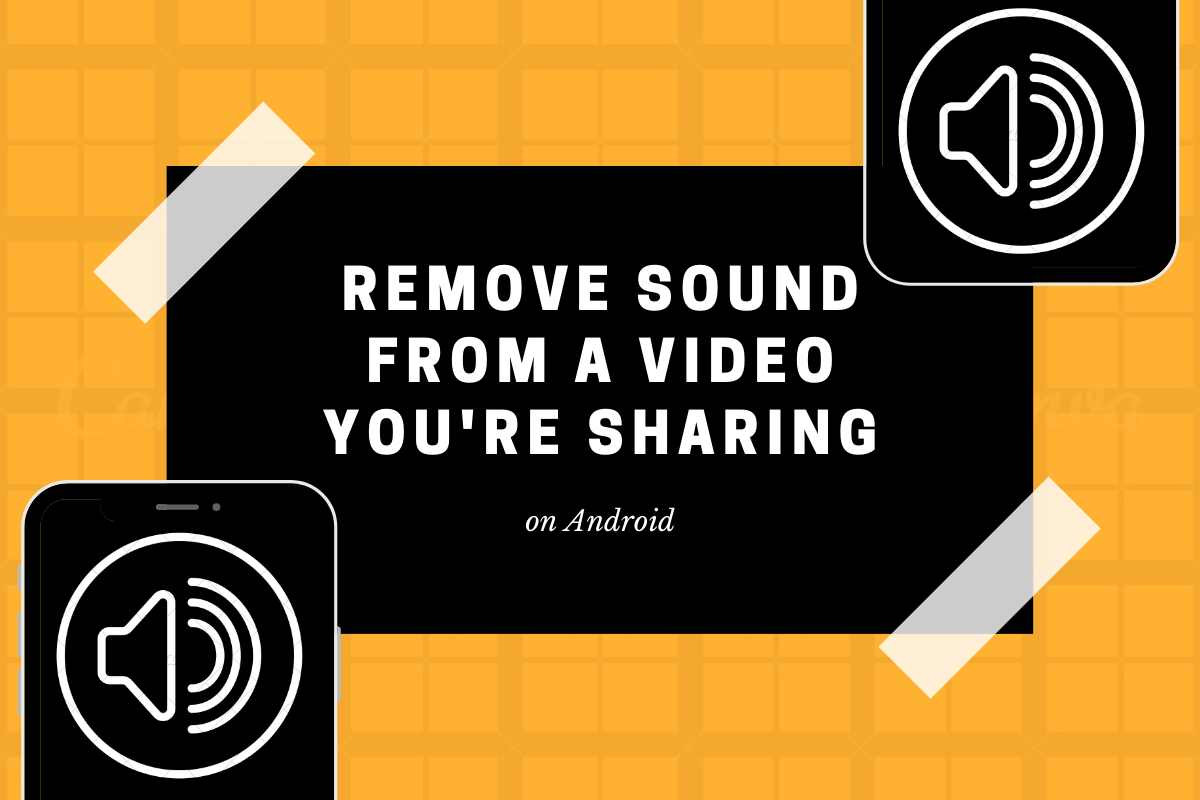 How to remove audio before sharing a video on social media