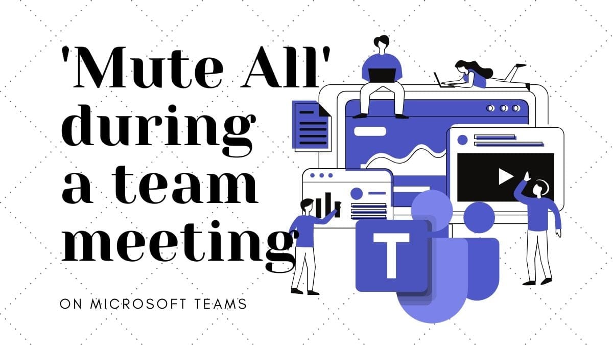 How to Mute All People in Microsoft Teams Meeting