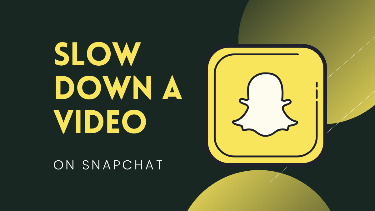 How to slow down a video on Snapchat