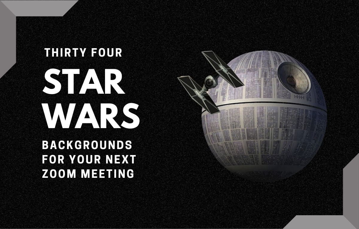 30+ official and unofficial Star Wars virtual backgrounds for your next Zoom meeting