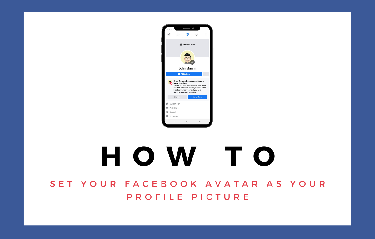 How to set avatar as Facebook profile picture; works for Messenger too