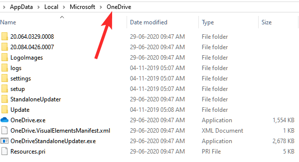 delete everything in onedrive folder