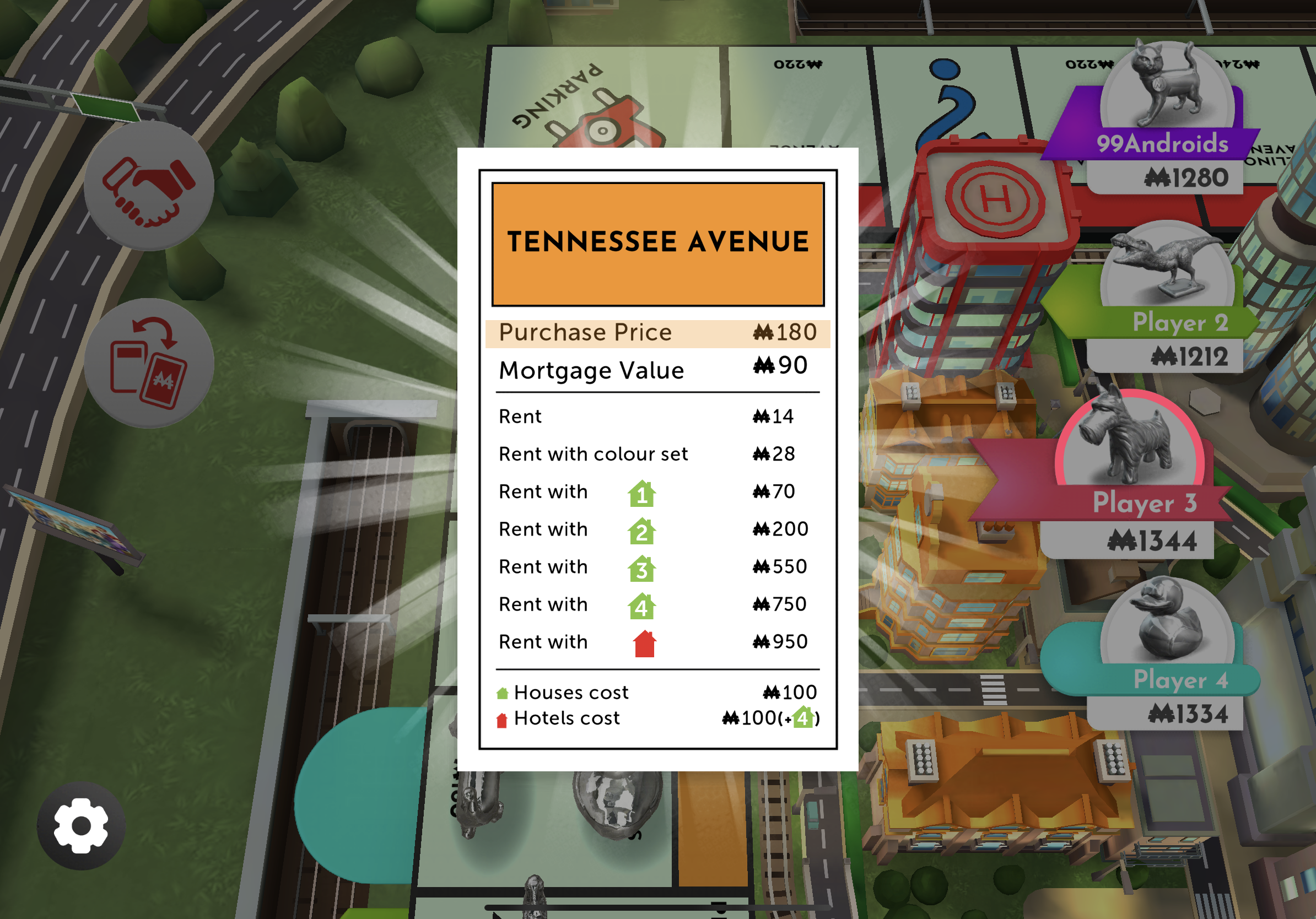 Monopoly Tennessee Avenue title deed