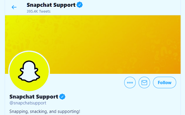 Snapchat support