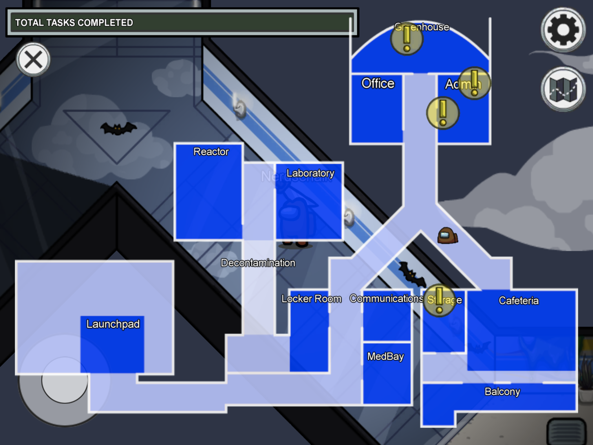 Among Us Map Layouts and Tips MIRA HQ Maap