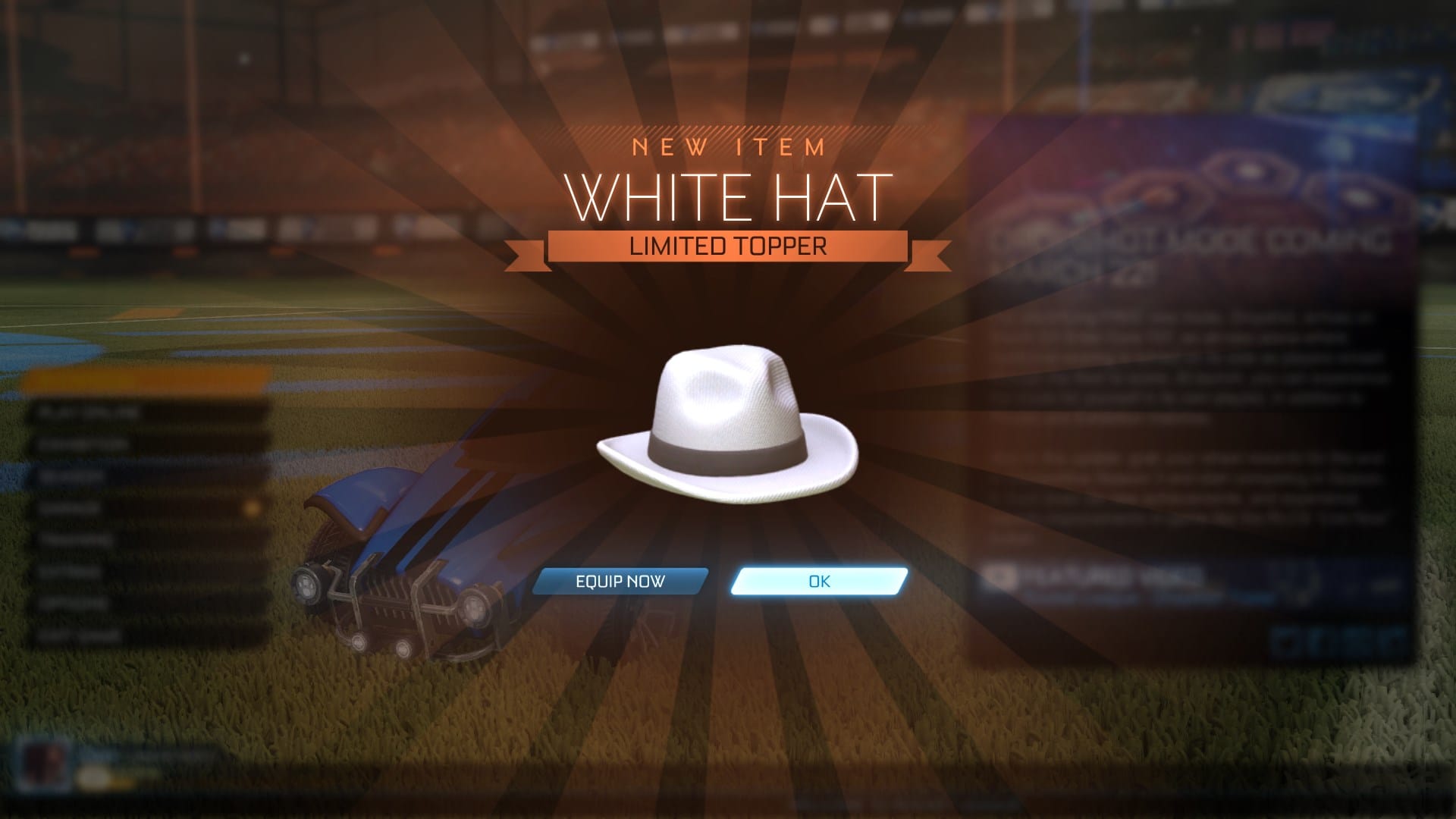 Rocket League White Hat