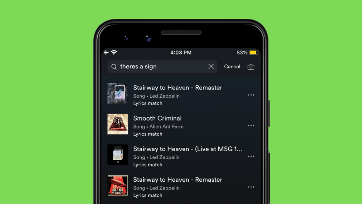 How to Search Songs by Lyrics on Spotify