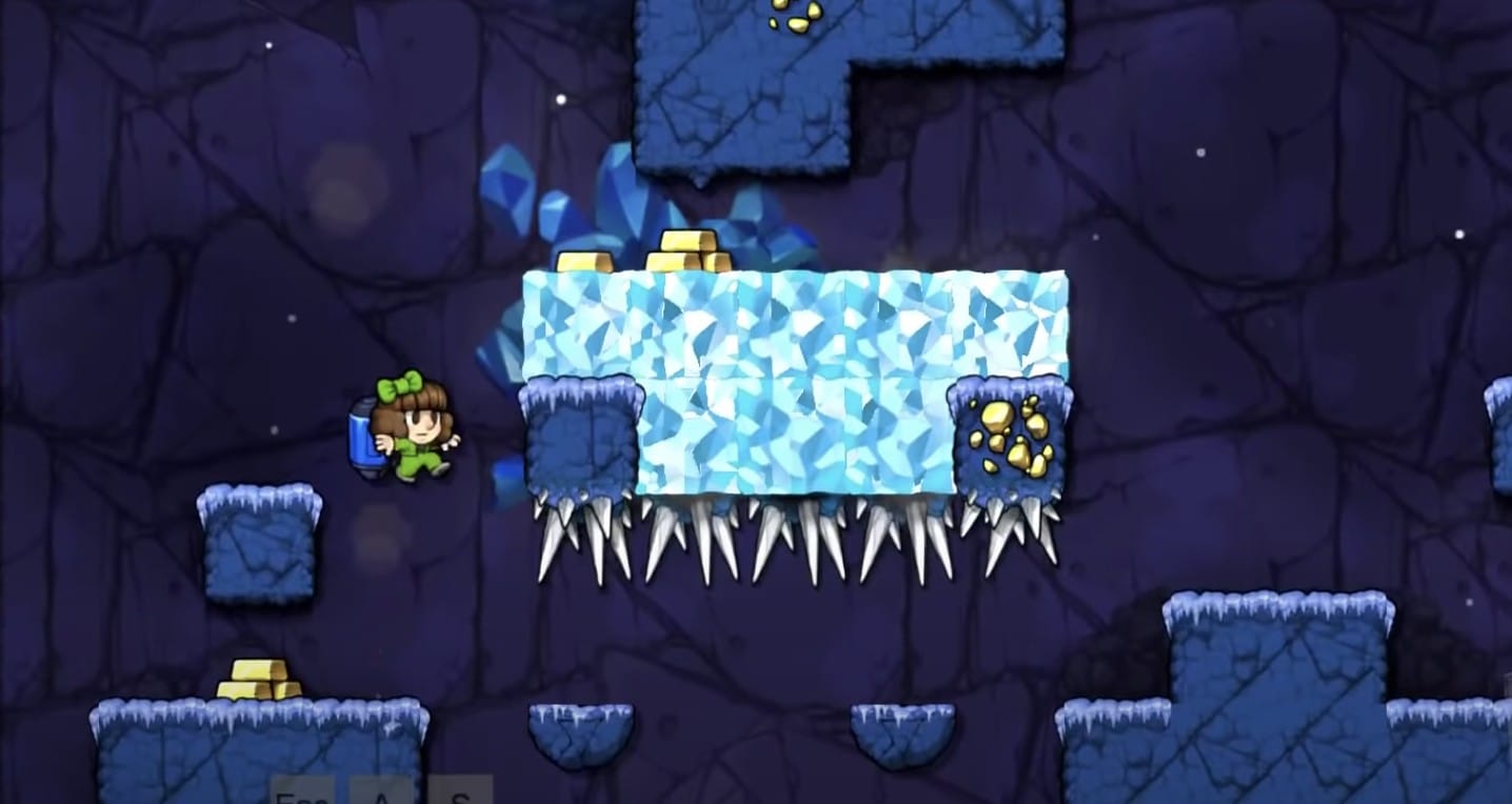 Spelunky 2 Cosmic Ocean Ending Walkthrough Ice Caves