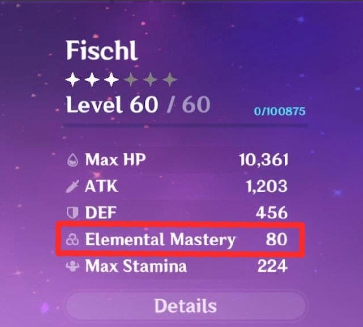 Genshin Impact Elemental Mastery Guide EM Highlighted