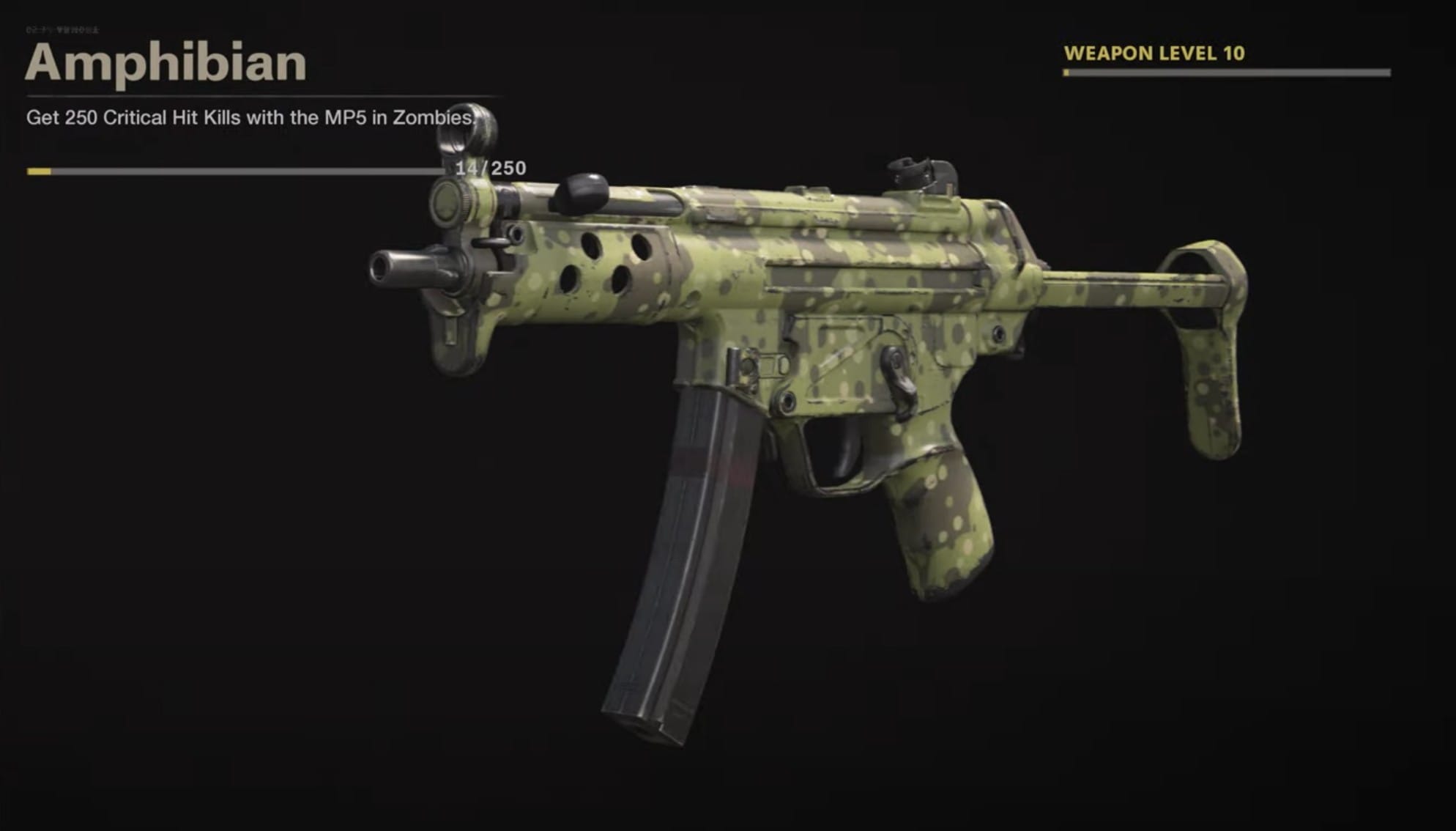 Black Ops Cold War Zombies Camo Challenges - Amphibian