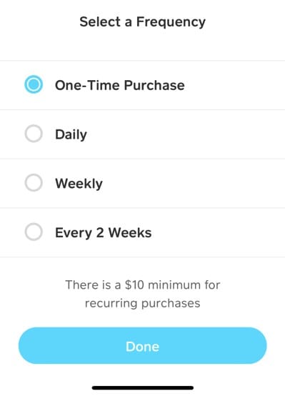 How to buy bitcoin on Cash App - Recurring purchases