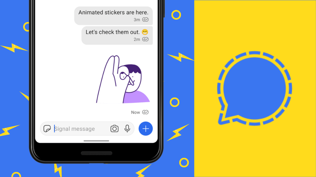 How to Send Animated Stickers on Signal