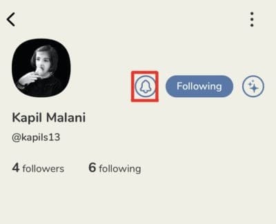 Clubhouse: How to Be Notified When Someone Talks - Notifications bell
