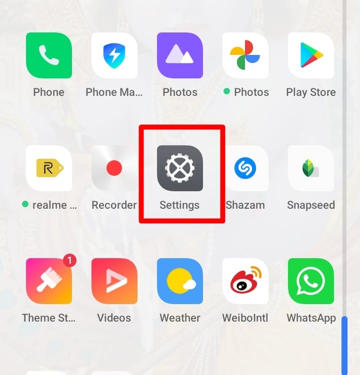 Android Settings Icon