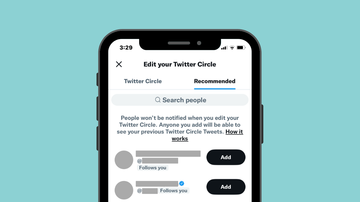 How to Add Someone to a Twitter Circle