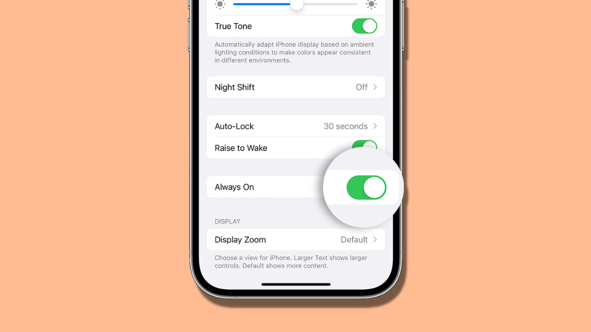 How to dim Always-on Display on iPhone 14 Pro