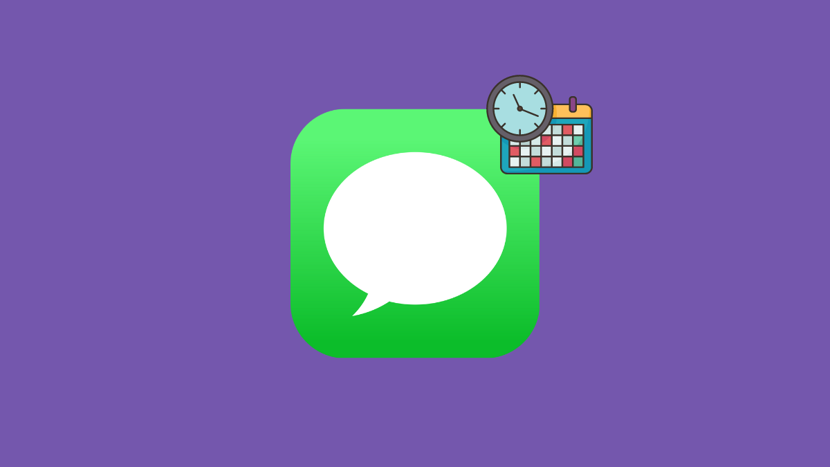 How to schedule a text message on iPhone