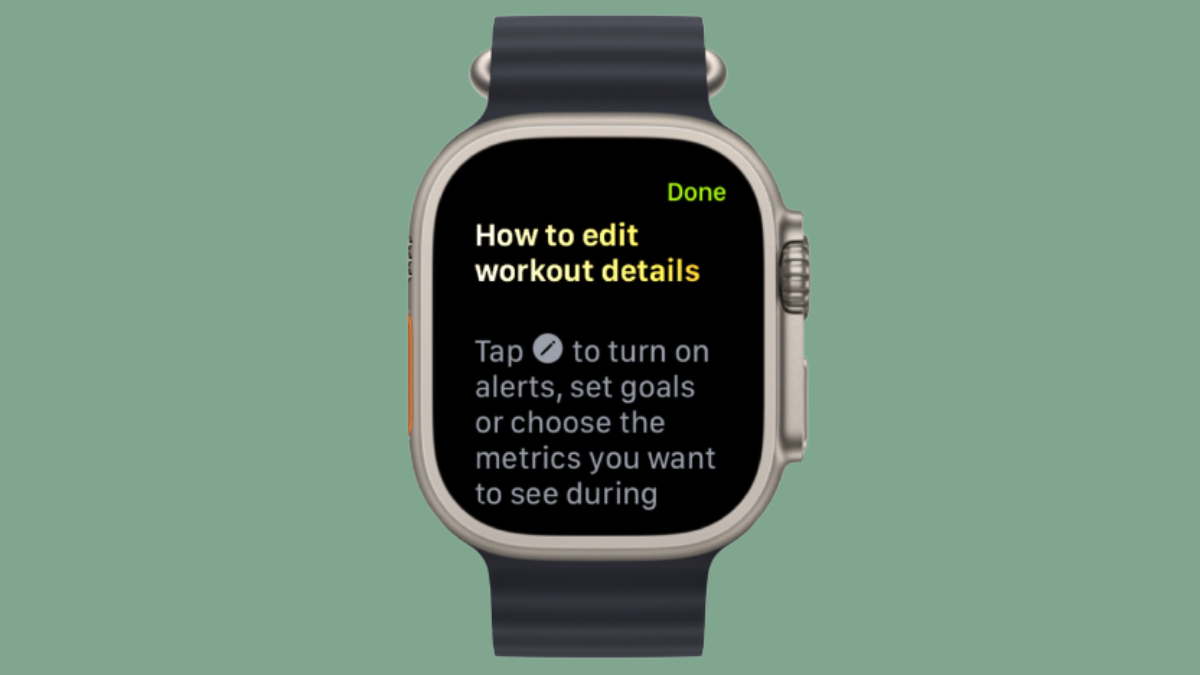 How to edit a workout on Apple Watch