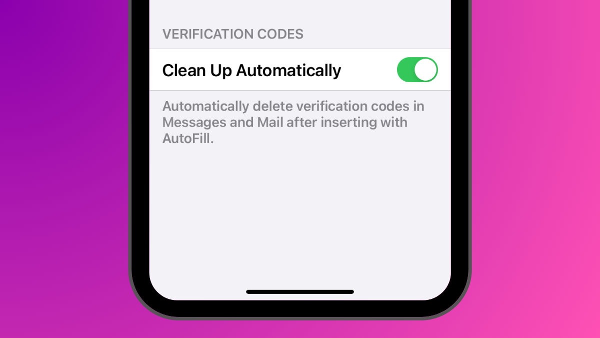 iOS 17: How to Delete Verification Codes Automatically on iPhone