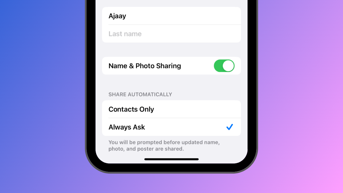 iOS 17: How to Customize the Privacy of Your Contact Photo and Poster on iPhone