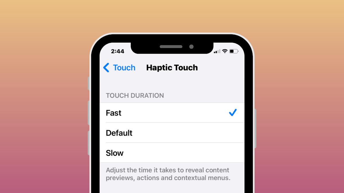 iOS 17: How to Enable “Fast” Haptic Touch on iPhone