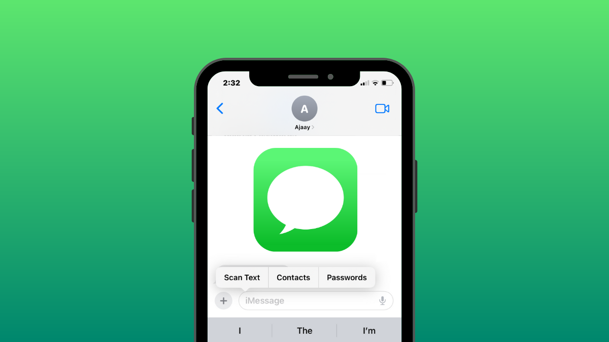 iOS 17: How to Insert Contacts and Passwords in Messages on iPhone