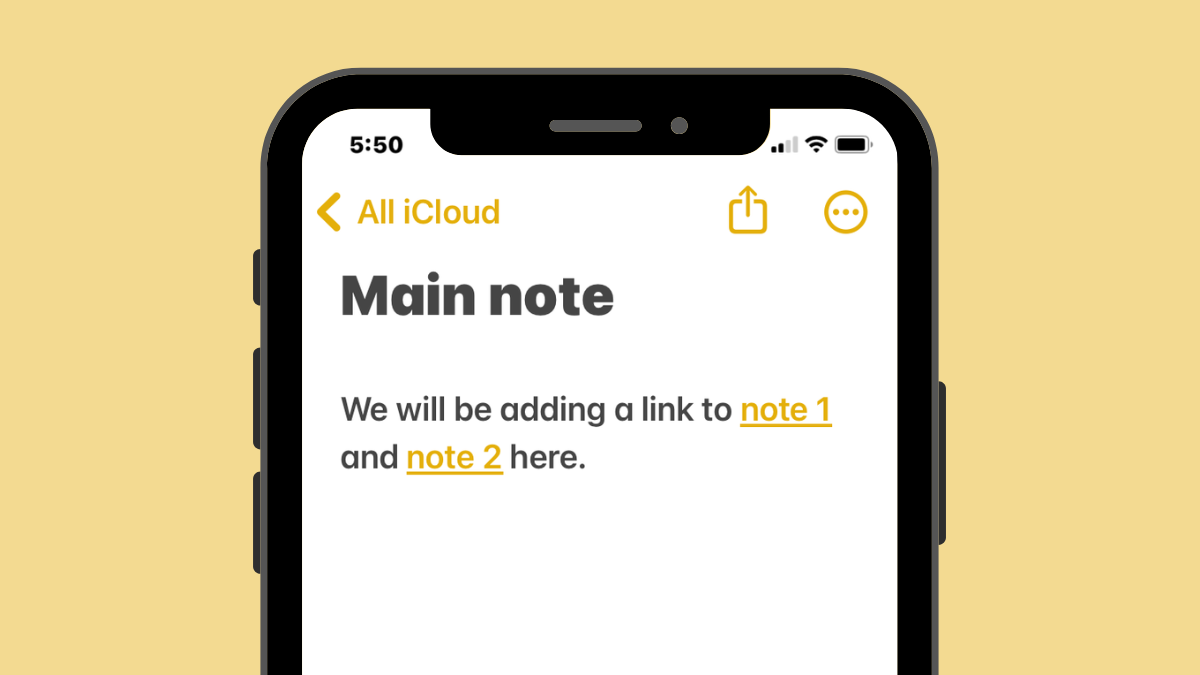 iOS 17: How to Link Other Notes Inside a Note on iPhone